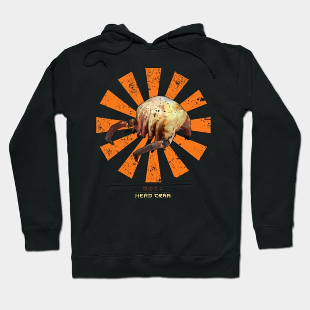 Head Crab Retro Japanese Half Life Hoodie by Nova5